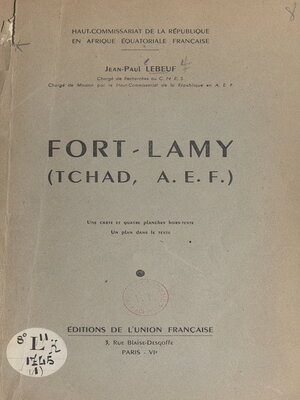 cover image of Fort-Lamy (Tchad, A.E.F.)